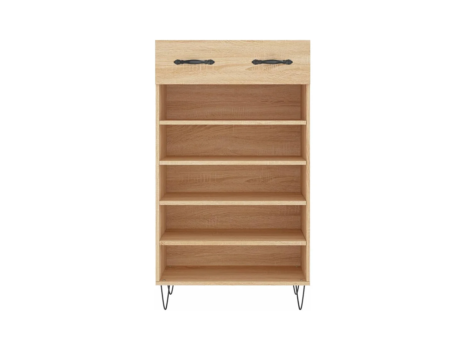 Armoire à chaussures chêne sonoma 60x35x105cm bois d'ingénierie