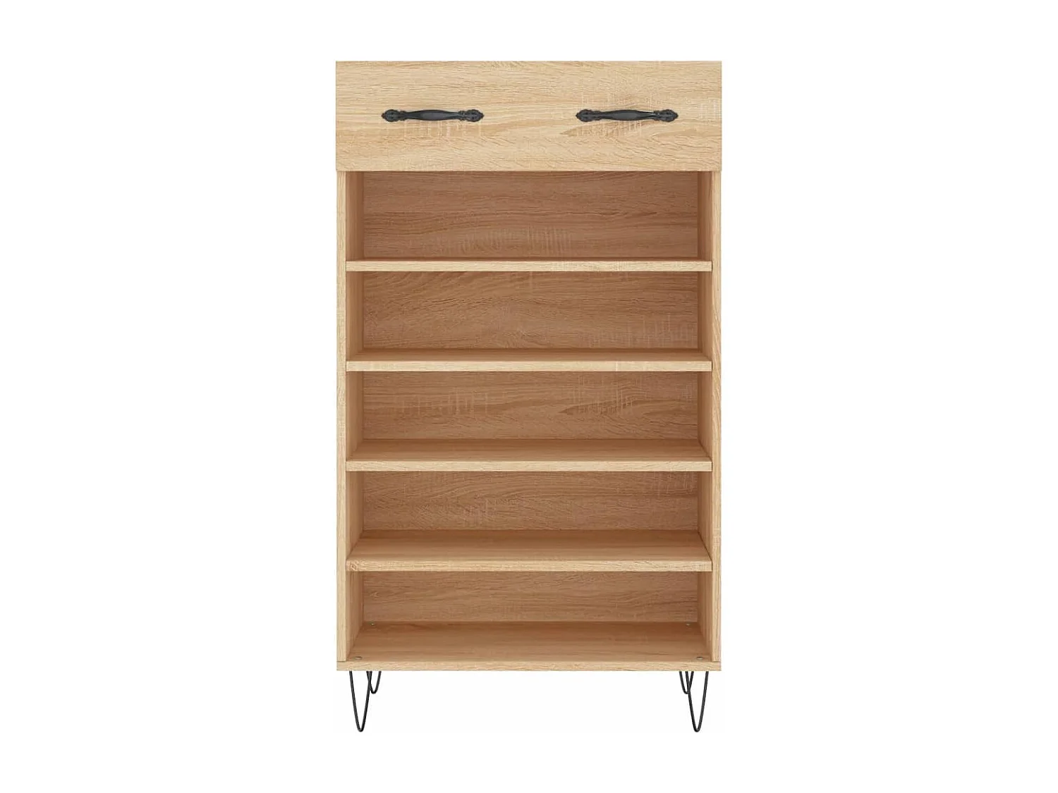 Armoire à chaussures chêne sonoma 60x35x105cm bois d'ingénierie