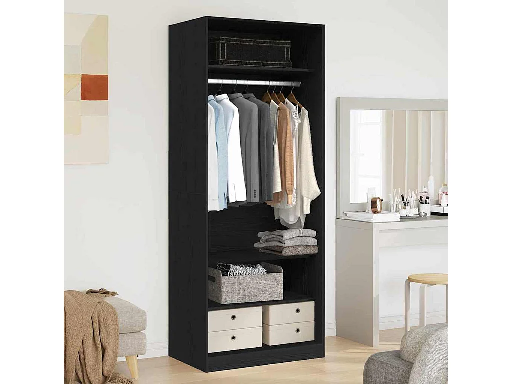 Kleiderschrank Artisan-Eiche 80 x 50 x 200 cm Holzwerkstoff