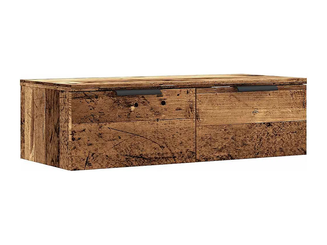 Armário de parede 68x30x20cm derivados de madeira madeira velha