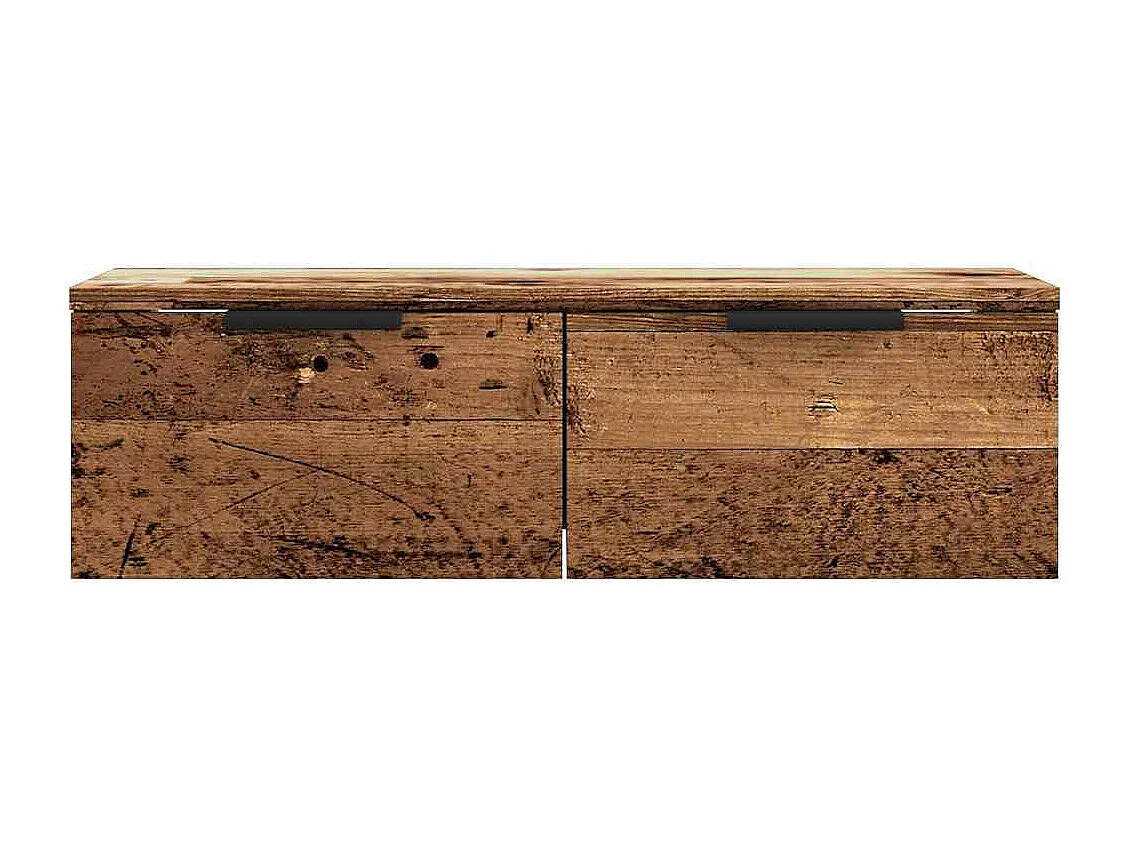 Armário de parede 68x30x20cm derivados de madeira madeira velha