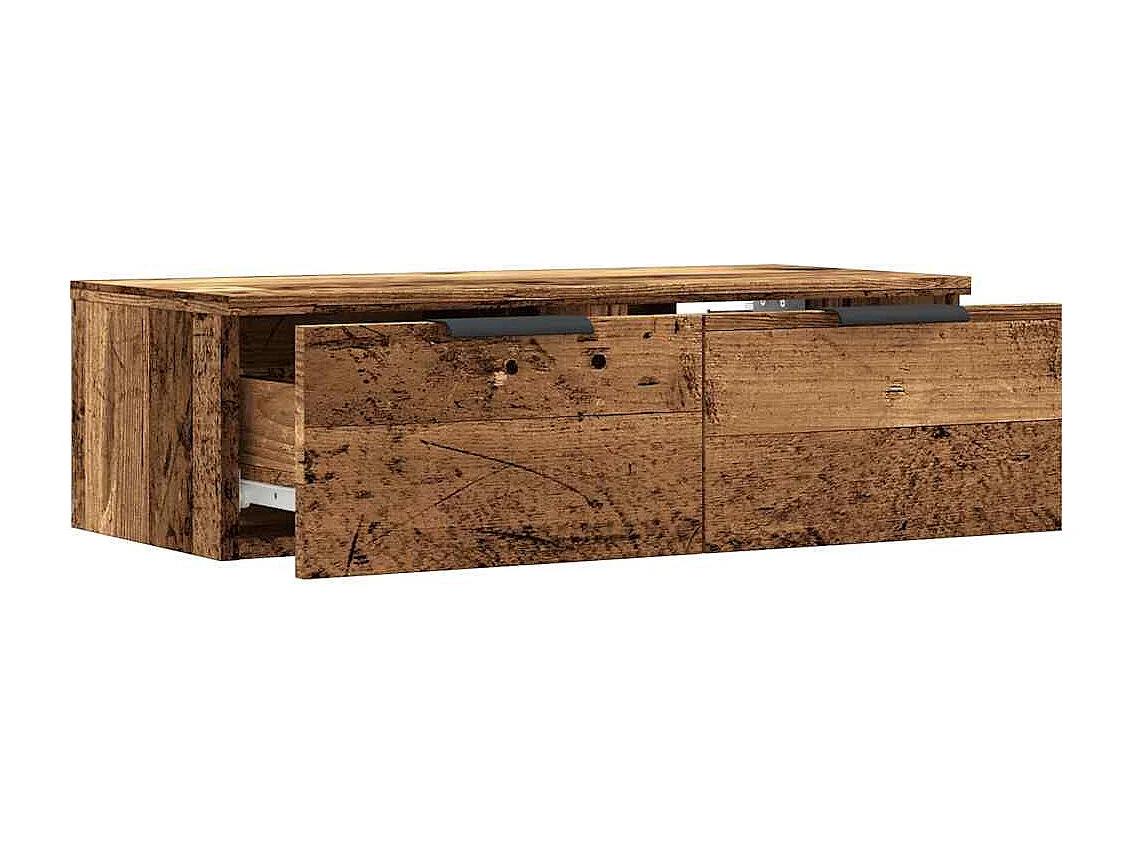 Armário de parede 68x30x20cm derivados de madeira madeira velha