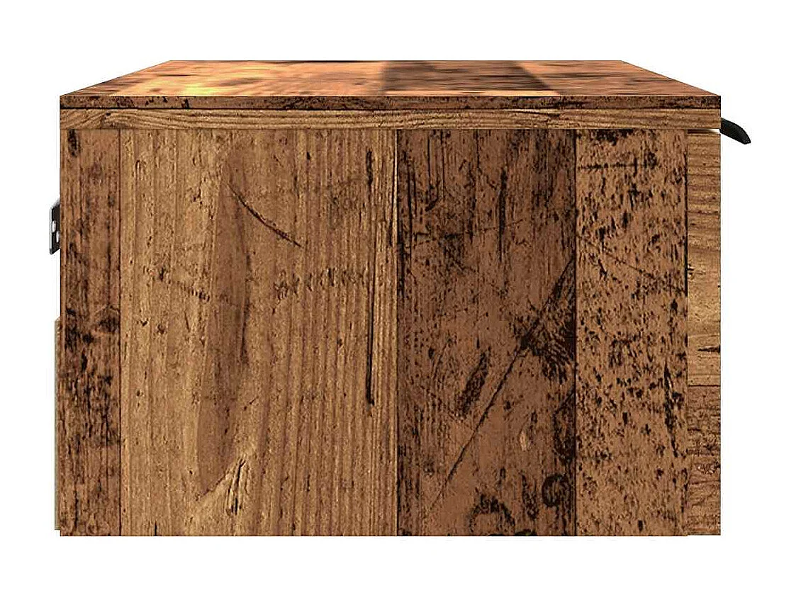 Armário de parede 68x30x20cm derivados de madeira madeira velha