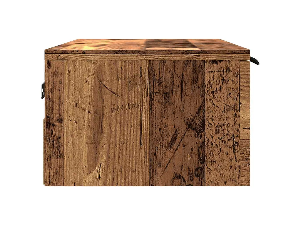 Armario de pared madera de ingeniería envejecida 68x30x20 cm