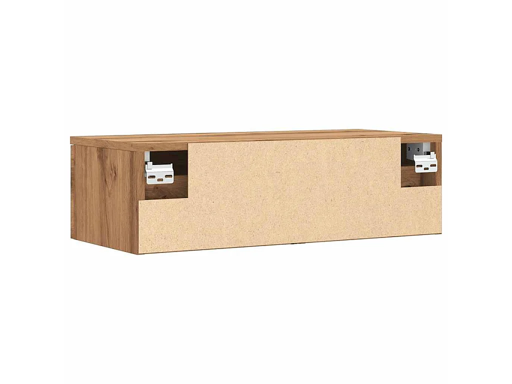 Armario de pared madera de ingeniería envejecida 68x30x20 cm