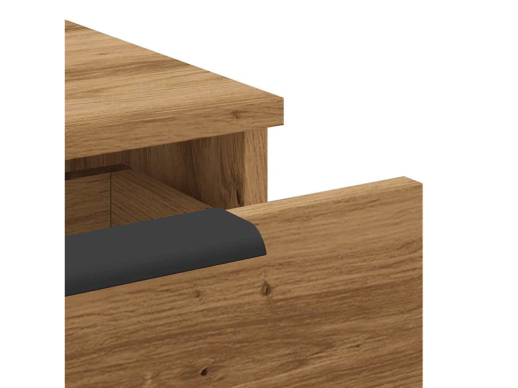 Armario de pared madera de ingeniería envejecida 68x30x20 cm