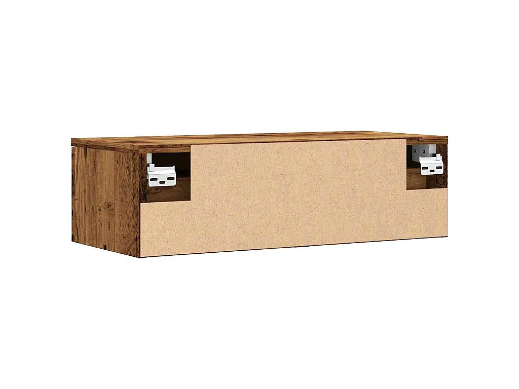 Armario de pared madera de ingeniería envejecida 68x30x20 cm