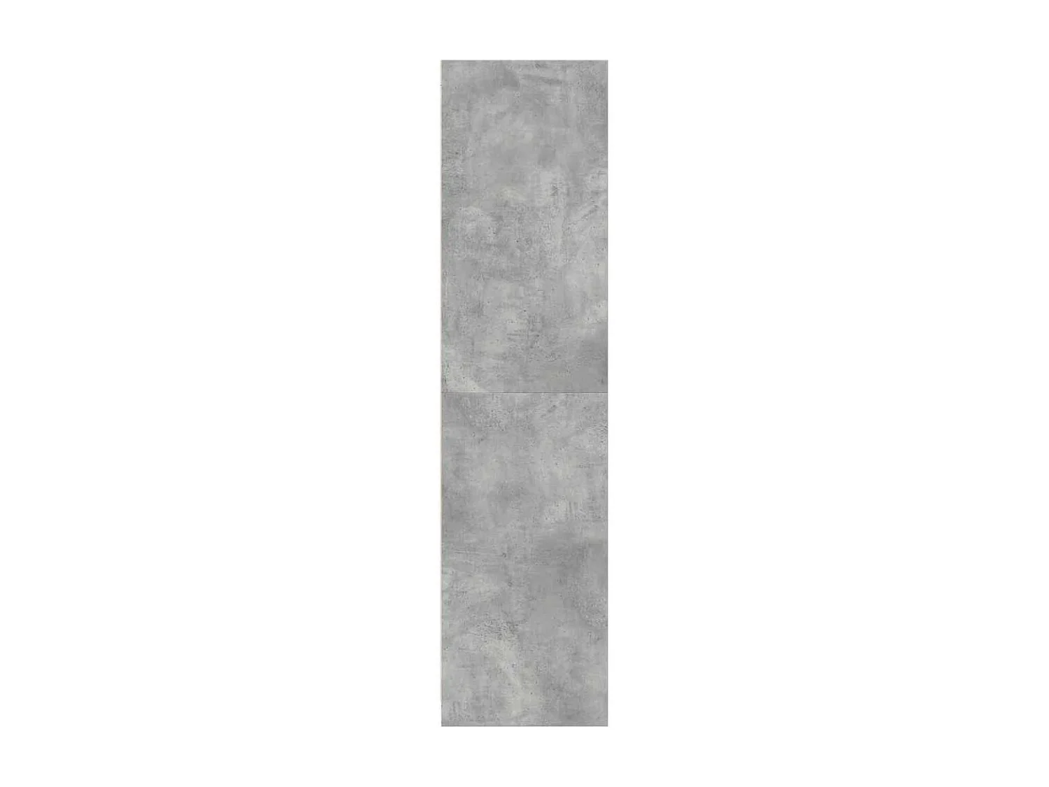Armadio Grigio Cemento 80x50x200 cm in Legno Multistrato