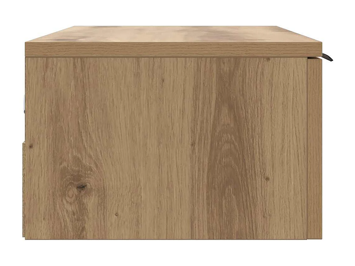 Armário parede 68x30x20 cm derivados madeira carvalho artisiano