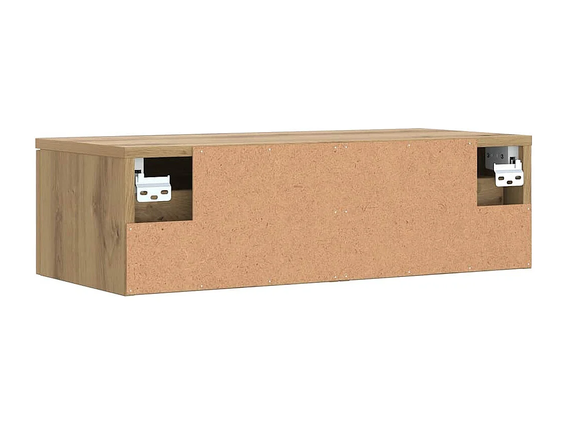 Armário parede 68x30x20 cm derivados madeira carvalho artisiano