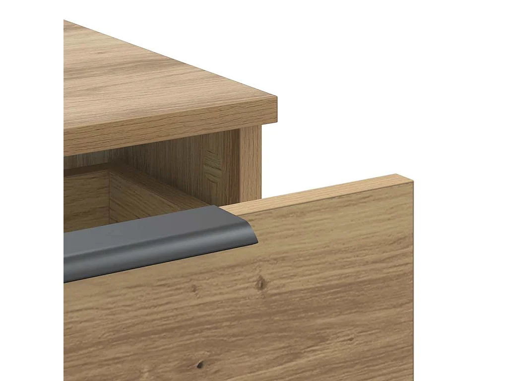 Armário parede 68x30x20 cm derivados madeira carvalho artisiano