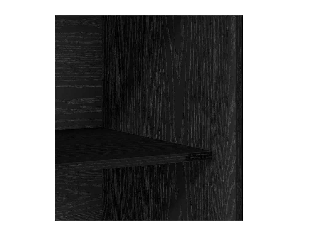 Armoire Chêne Noir 80 x 50 x 200 cm Bois d'ingénierie