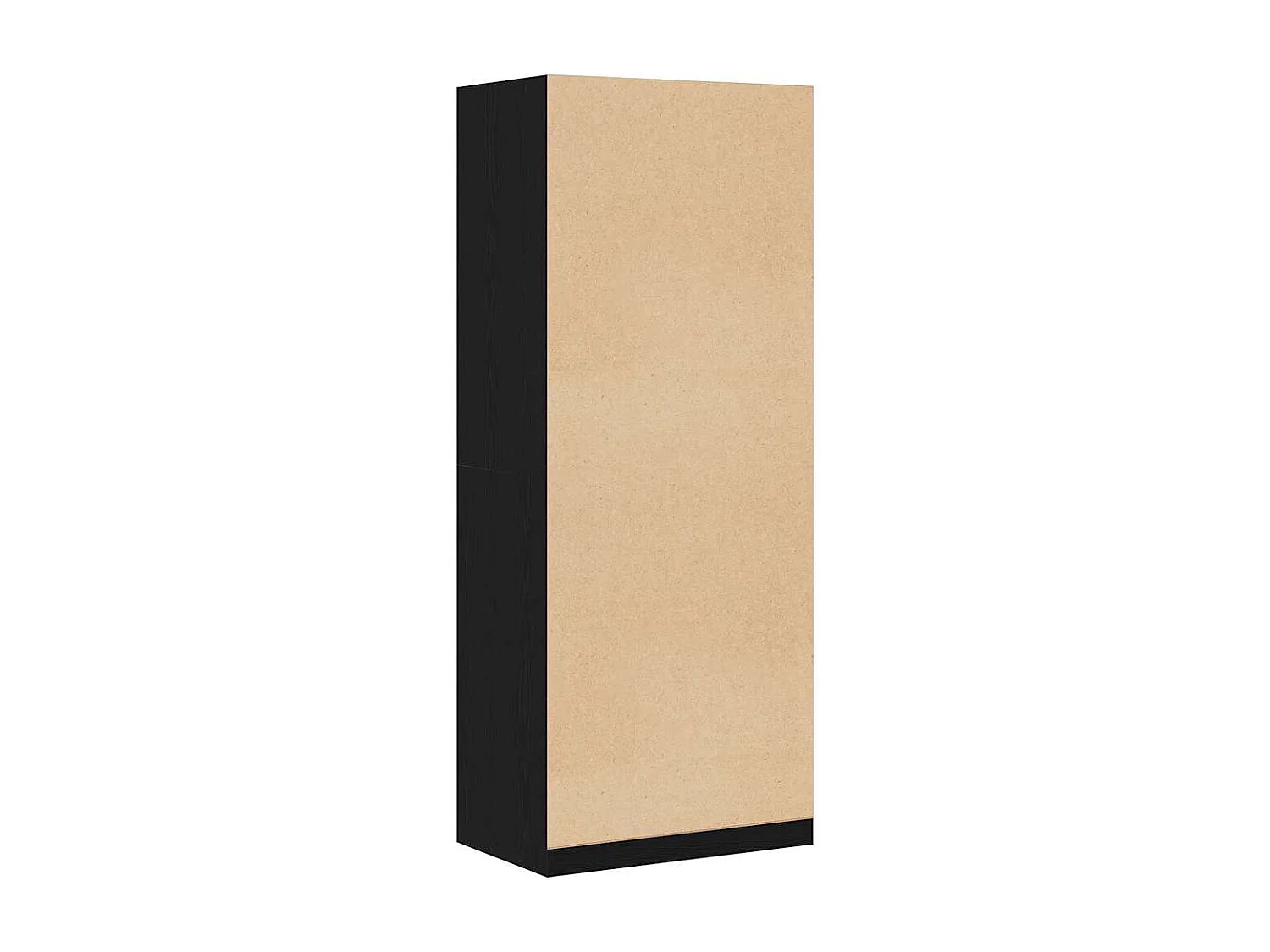 Armoire Chêne noir 80 x 50 x 200 cm Bois d'ingénierie