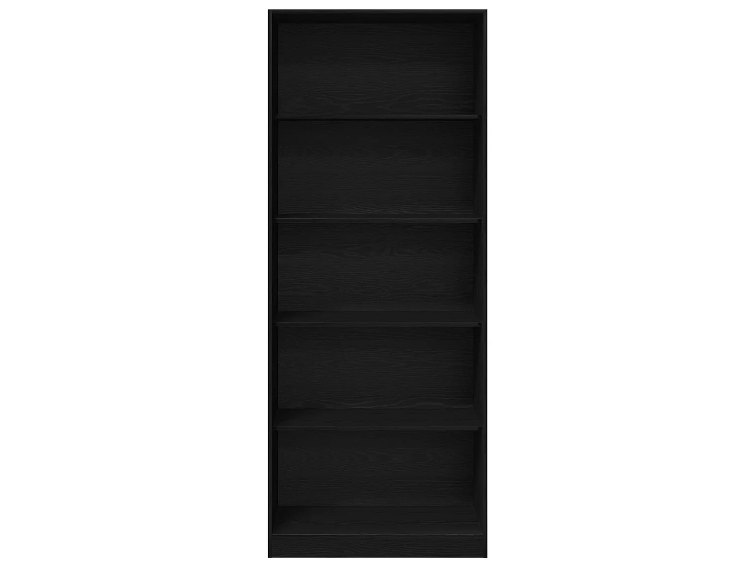 Kleiderschrank Schwarz Eichen-Optik 80 x 50 x 200 cm
