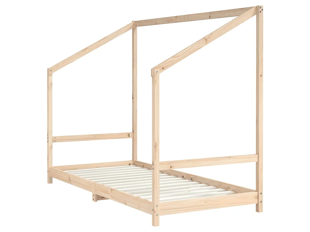 Cadre de lit pour enfants 2x(90x190) cm bois de pin massif