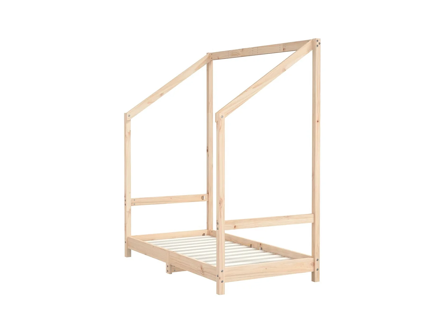 Cadre de lit pour enfant 2x(70x140) cm bois de pin massif