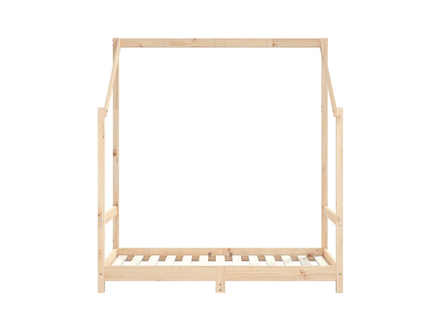 Cadre de lit pour enfant 2x(70x140) cm bois de pin massif