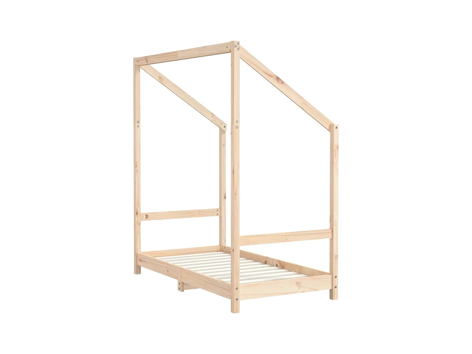 Cadre de lit pour enfant 2x(70x140) cm bois de pin massif