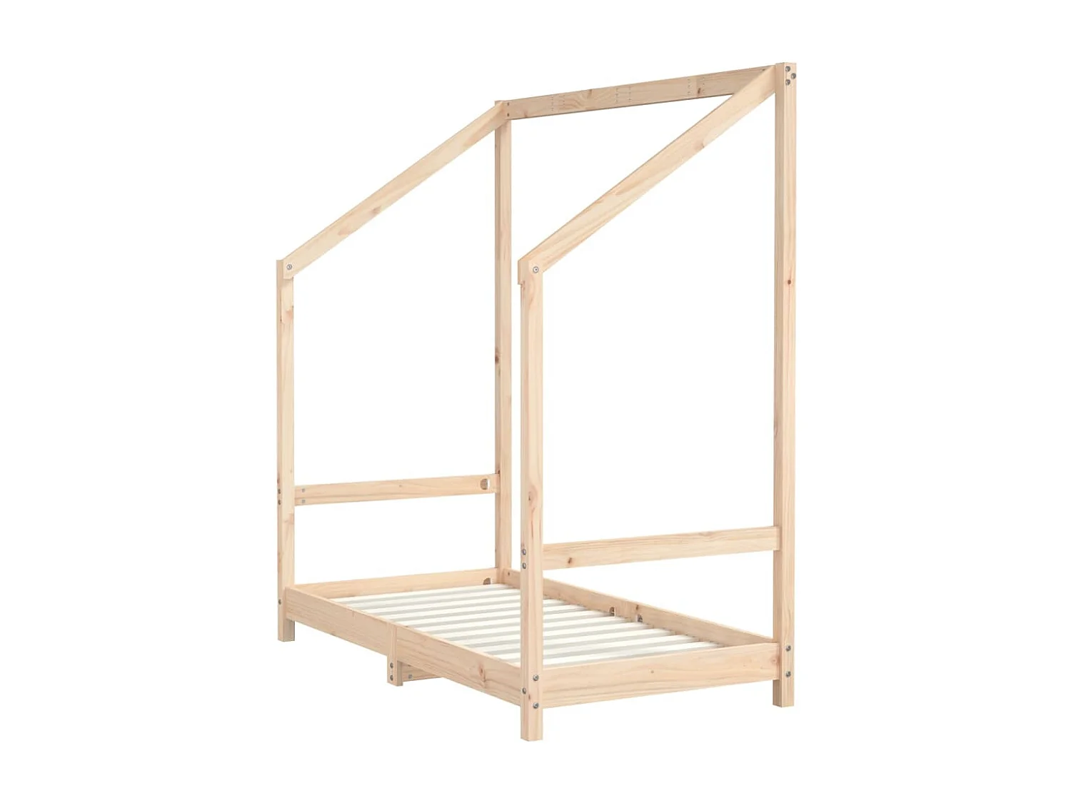 Cadre de lit pour enfant 2x(70x140) cm bois de pin massif