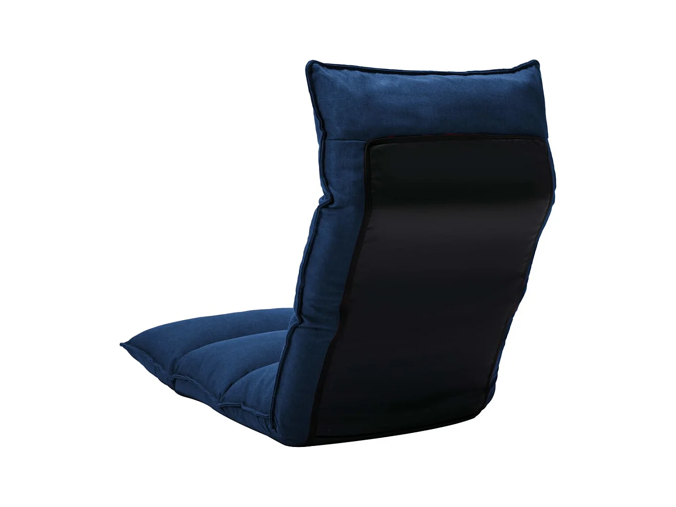 Chaise pliable de sol Bleu Tissu