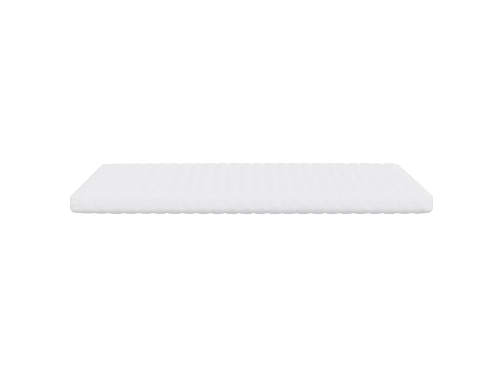 Matelas en mousse blanc 120x220 cm 7 zones dureté 20 ILD
