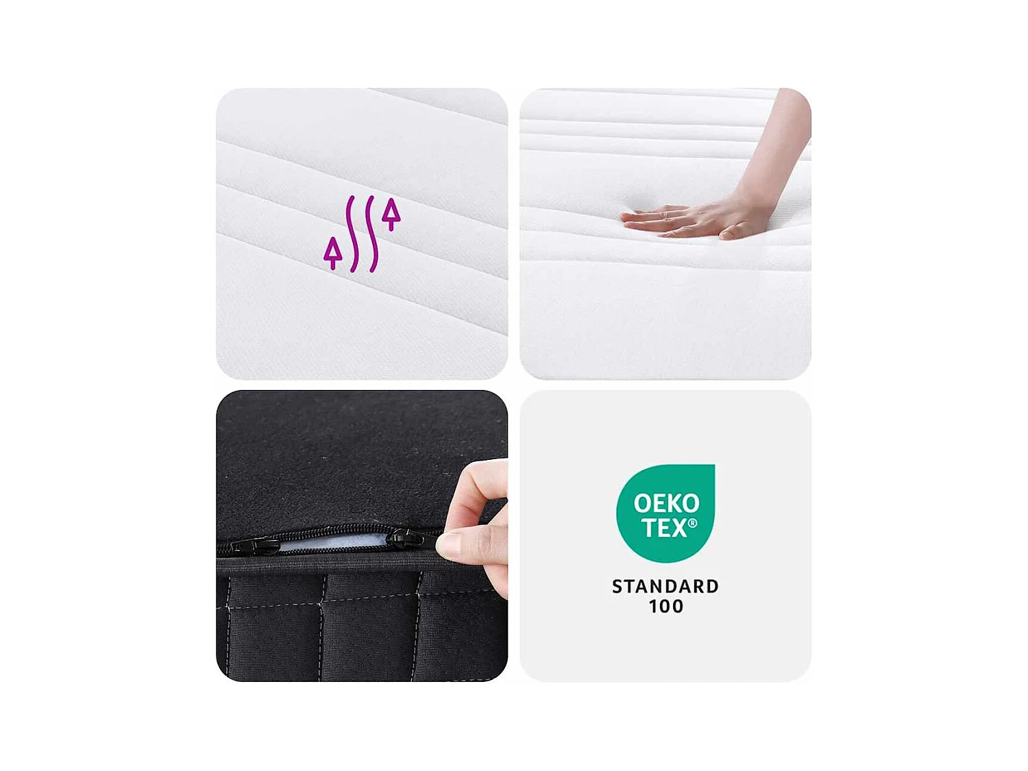 Matelas à ressorts Bonnell pour enfants moyen 80x160 cm