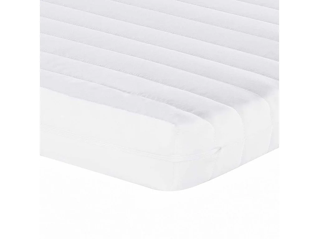 Matelas en mousse blanc 180x210 cm 7 zones dureté 20 ILD
