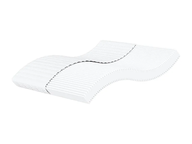 Matelas en mousse blanc 180x220 cm dureté H2 H3