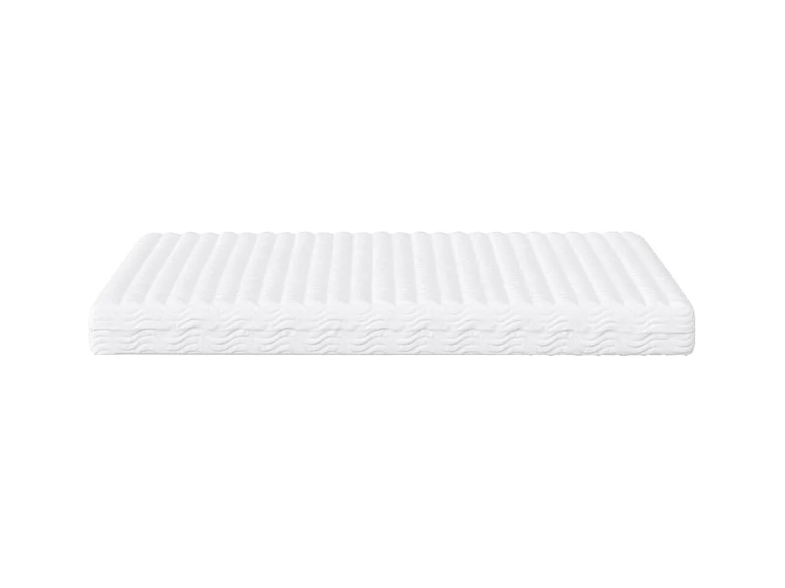 Matelas en mousse blanc 180x220 cm dureté H2 H3