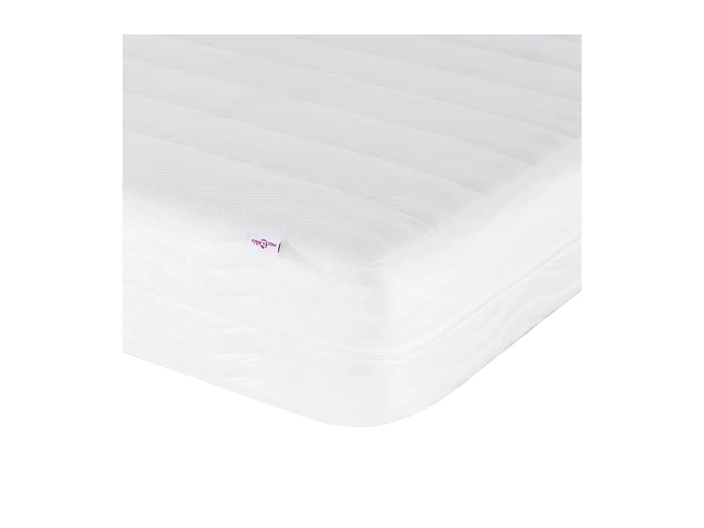 Matelas en mousse blanc 180x220 cm dureté H2 H3
