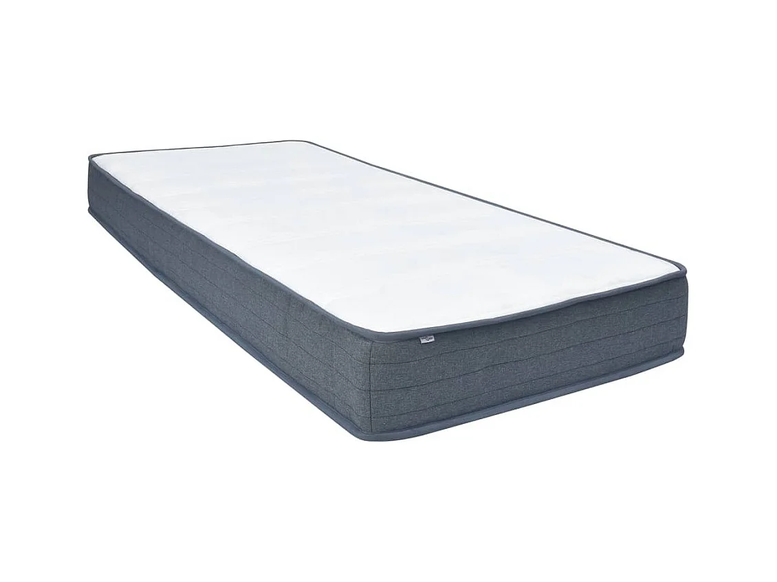 Matelas de sommier à lattes 160x80x20 cm mi-doux tissu