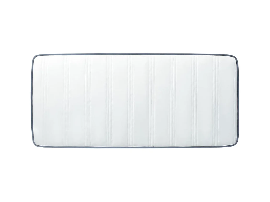 Matelas de sommier à lattes 160x80x20 cm mi-doux tissu
