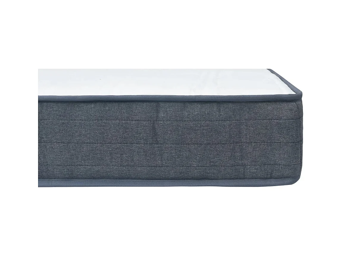 Matelas de sommier à lattes 160x80x20 cm mi-doux tissu