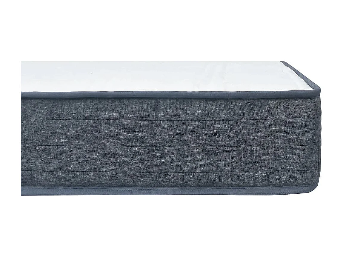 Matelas de sommier à lattes 160x80x20 cm mi-doux tissu