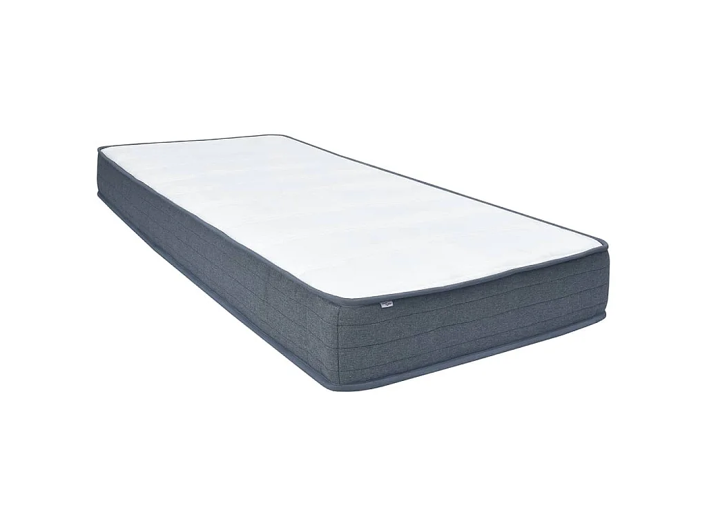 Materasso a Molle Insacchettate 160x80x20 cm Morbidezza Media in Tessuto