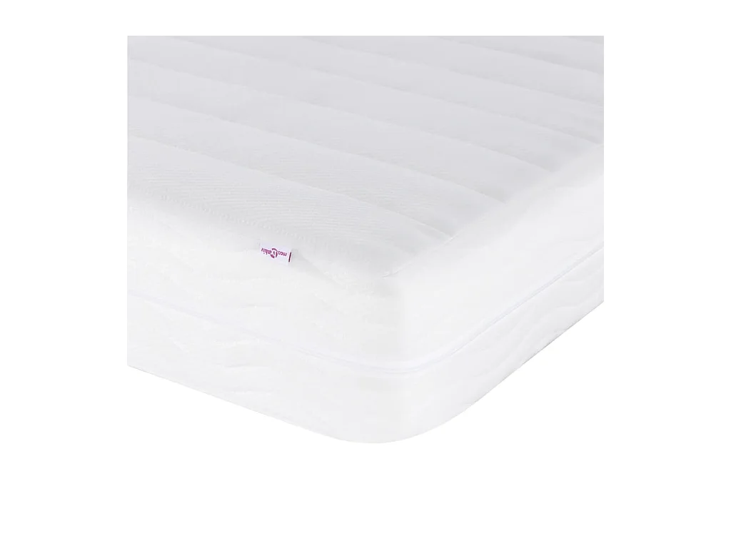 Matelas en mousse blanc 140x220 cm dureté H2 H3