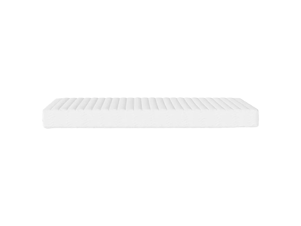 Matelas en mousse blanc 140x220 cm dureté H2 H3