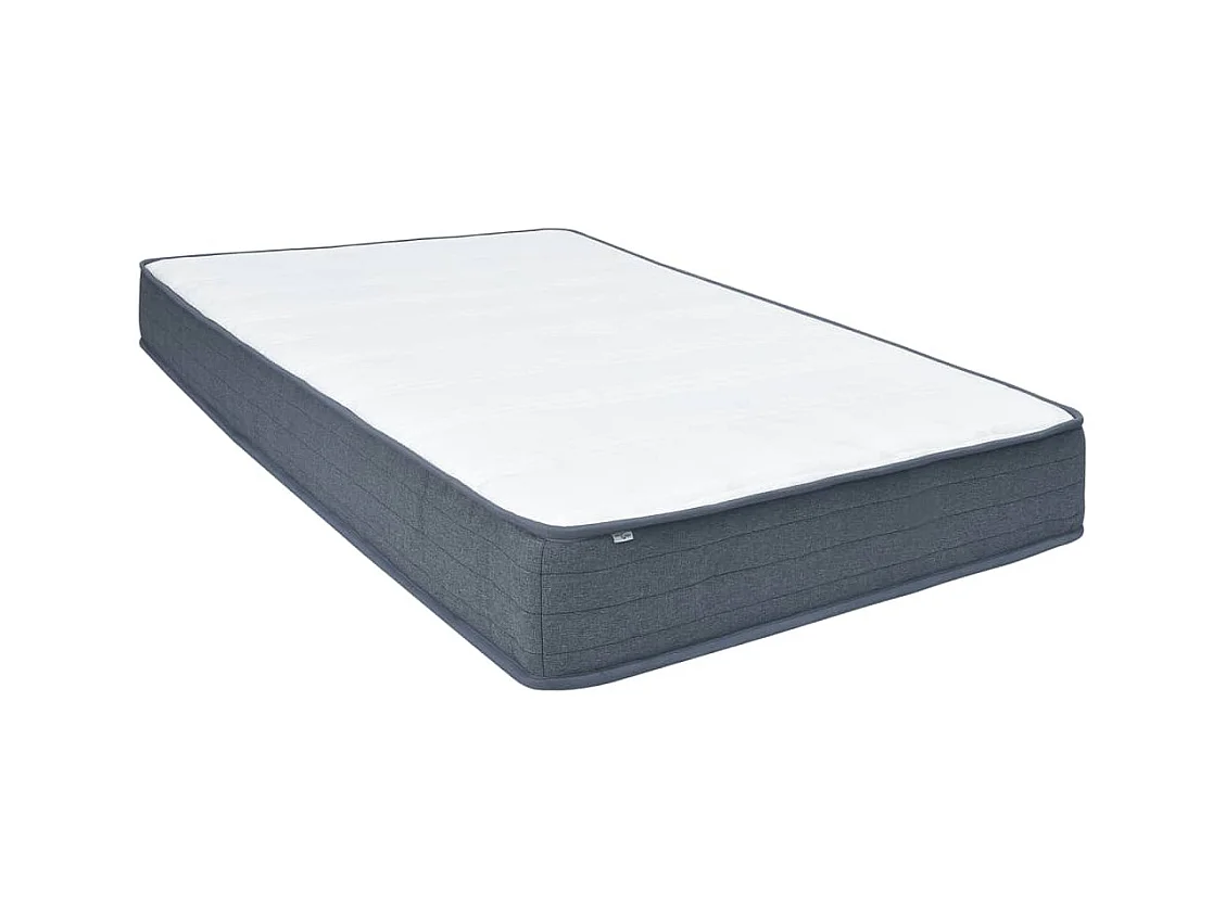 Boxspringmatratze 190x140x20 cm Mittelweich Stoff