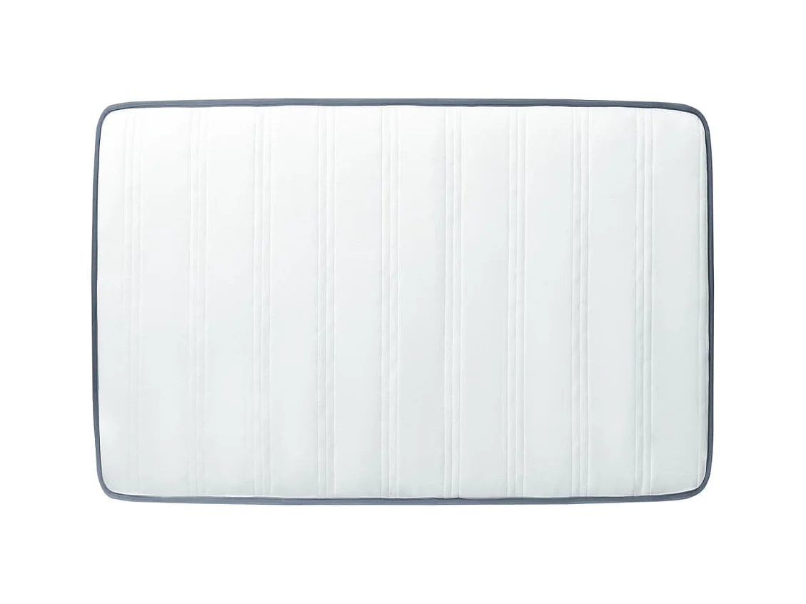 Boxspringmatratze 190x140x20 cm Mittelweich Stoff