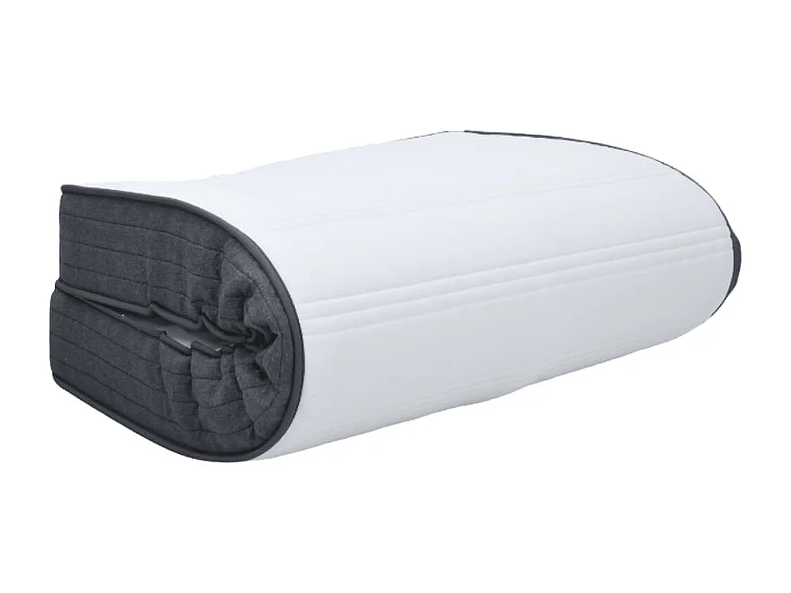 Boxspringmatratze 190x140x20 cm Mittelweich Stoff