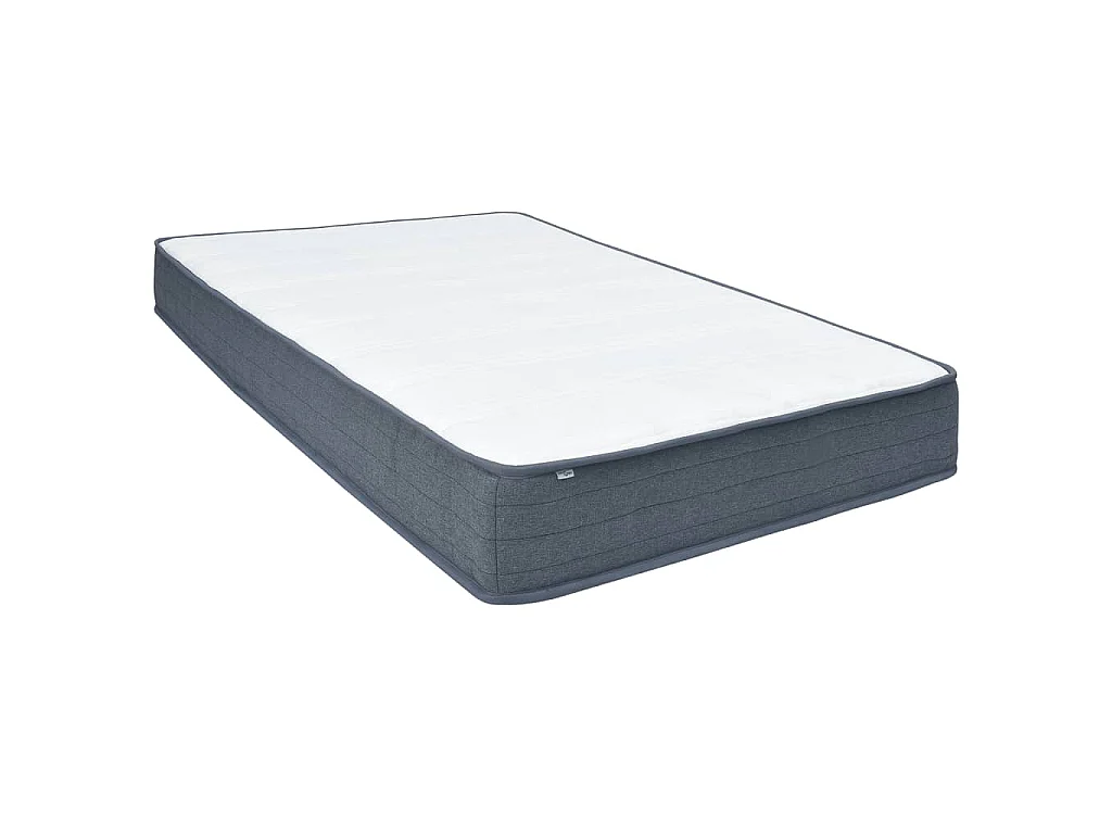 Matelas de sommier à lattes 190x140x20 cm mi-doux tissu