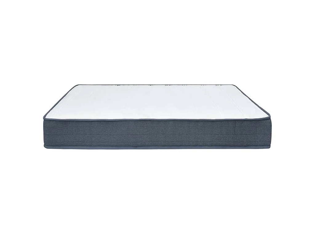 Matelas de sommier à lattes 190x140x20 cm mi-doux tissu