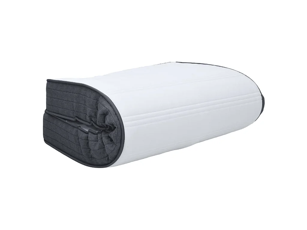 Matelas de sommier à lattes 190x140x20 cm mi-doux tissu