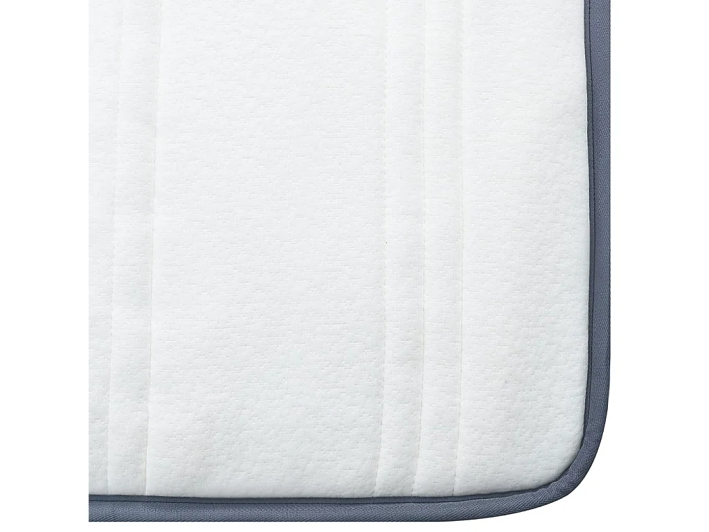 Matelas de sommier à lattes 190x140x20 cm mi-doux tissu