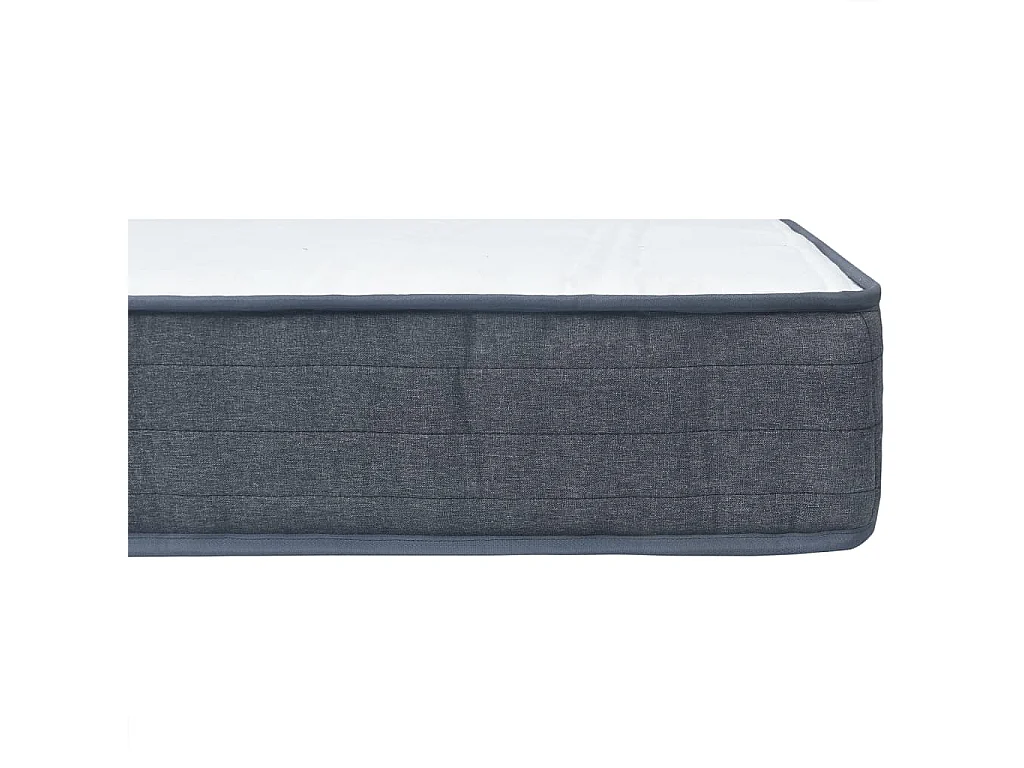 Matelas de sommier à lattes 190x140x20 cm mi-doux tissu