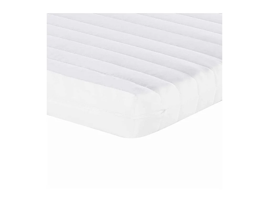 Matelas en mousse enfants blanc 80x160 cm 7 zones dureté 20 ILD