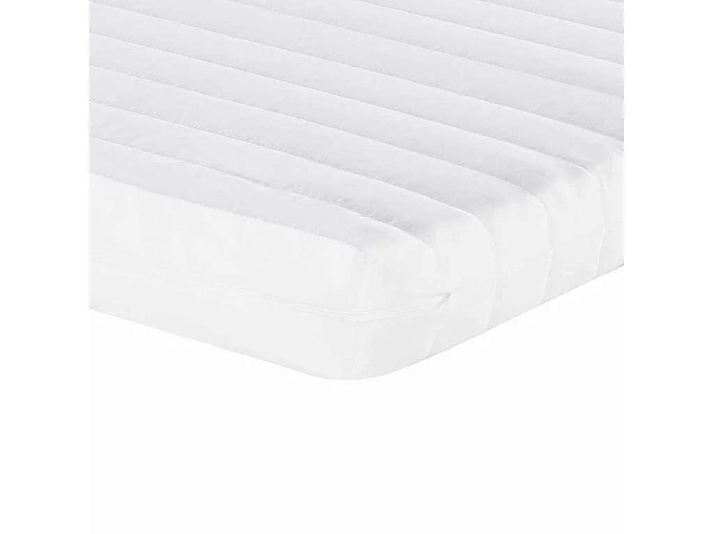 Matelas en mousse enfants blanc 80x160 cm 7 zones dureté 20 ILD