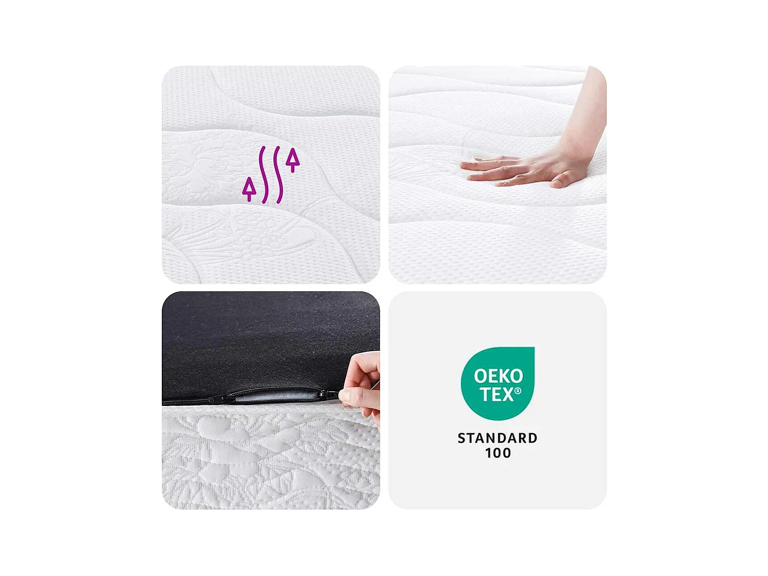 Matelas à ressorts Bonnell pour enfants moyen 80x160 cm