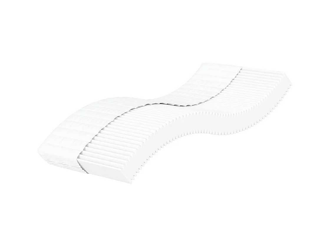 Matelas en mousse pour enfants blanc 80x160 cm dureté H2 H3