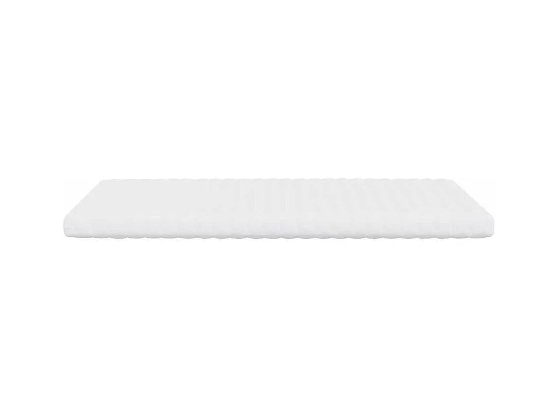 Matelas en mousse blanc 120x210 cm 7 zones dureté 20 ILD